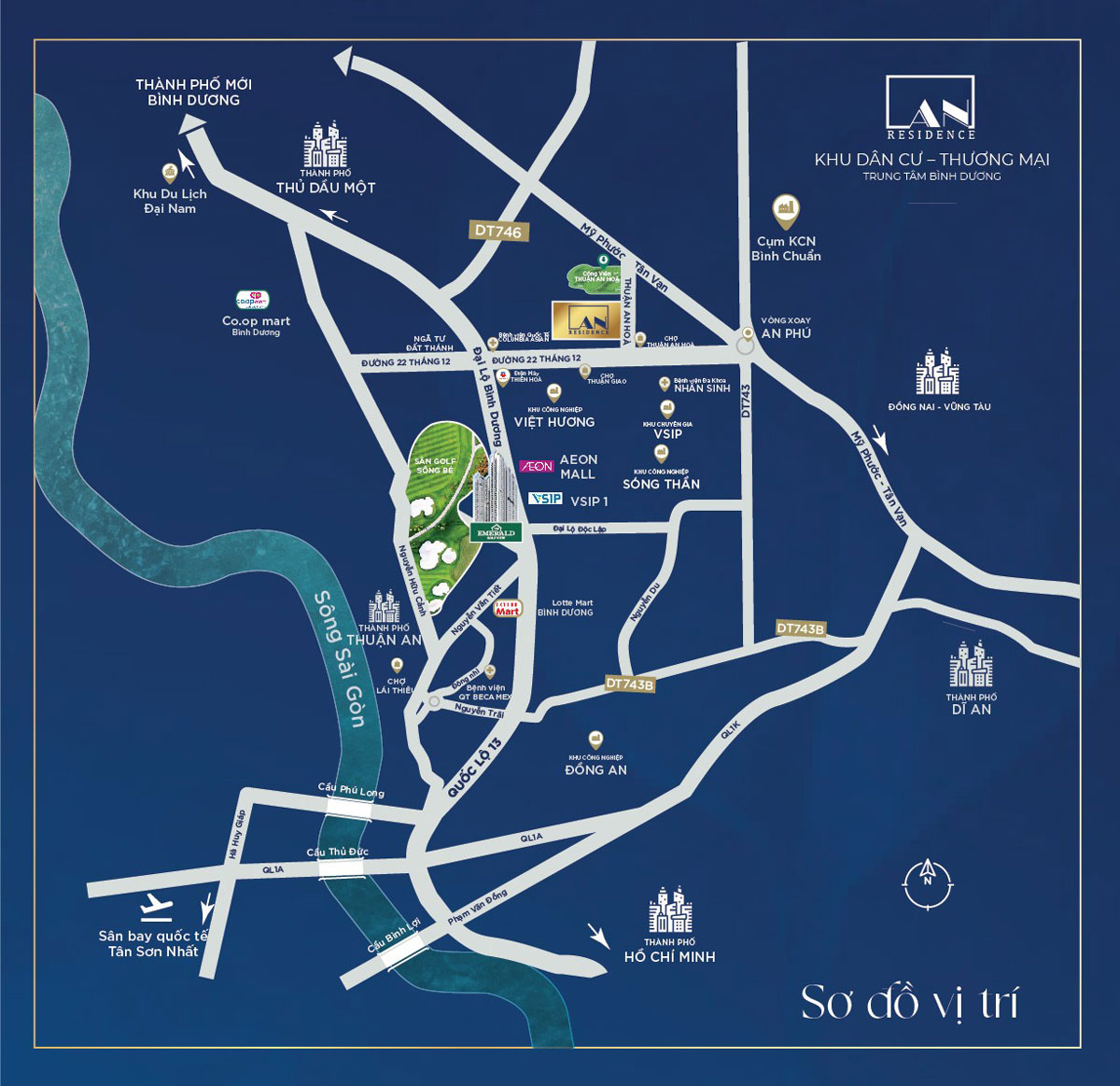 VỊ TRÍ AN RESIDENCE