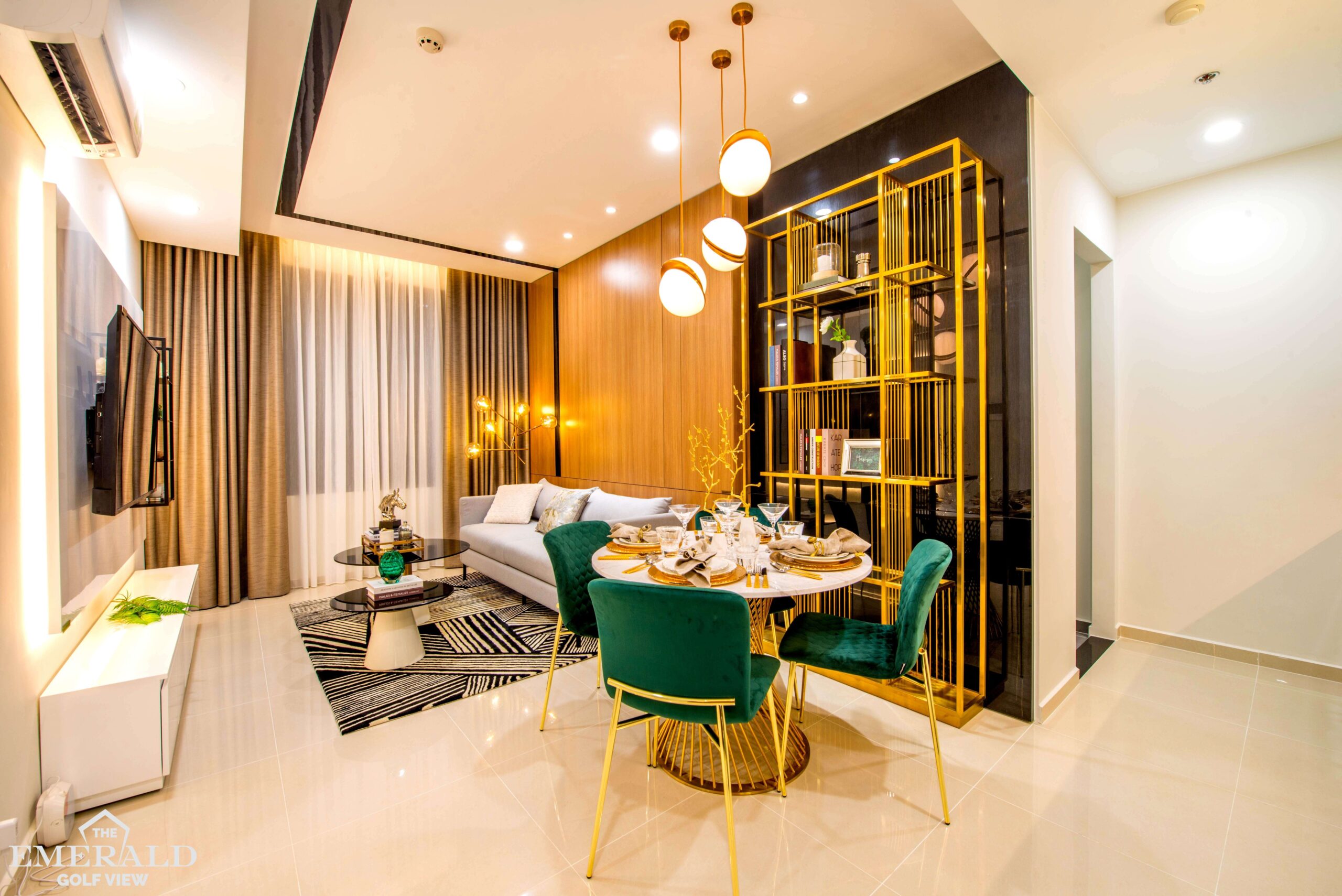 NHÀ MẪU 1PN The Emerald Golf View