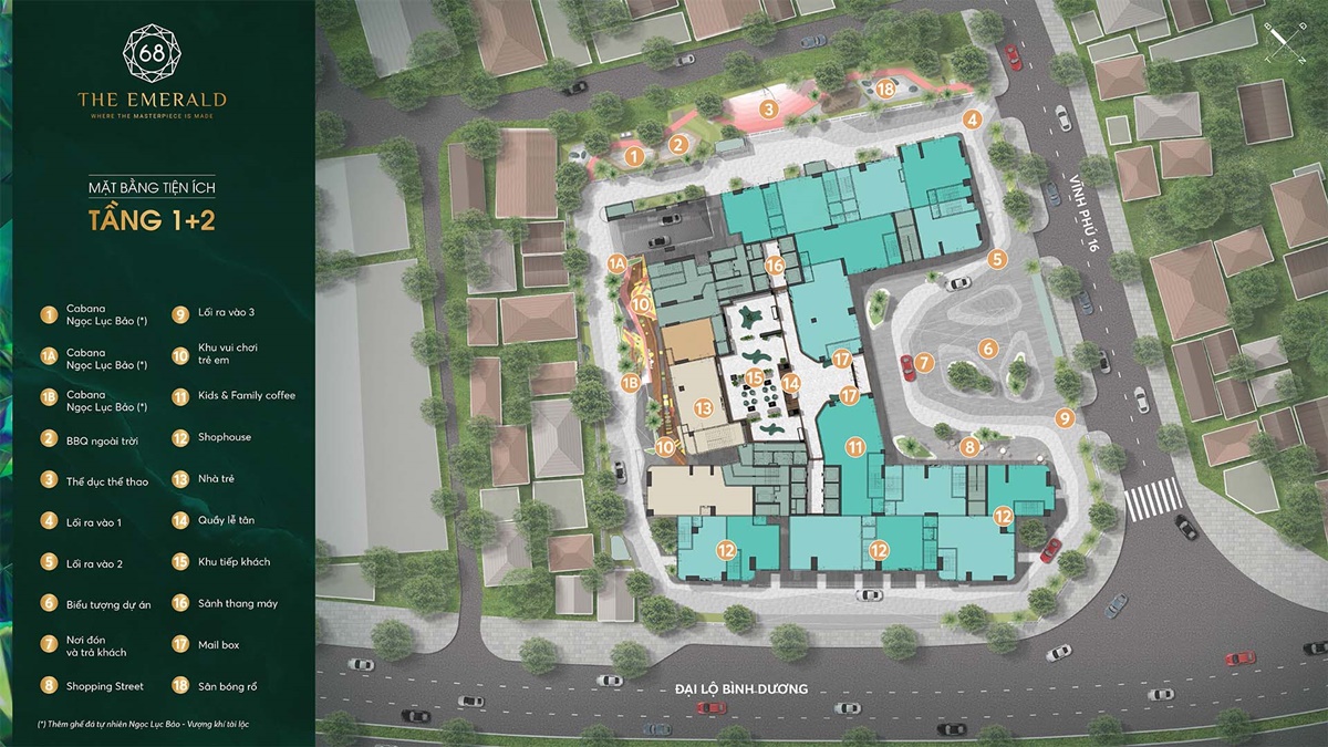mặt bằng The Emerald 68