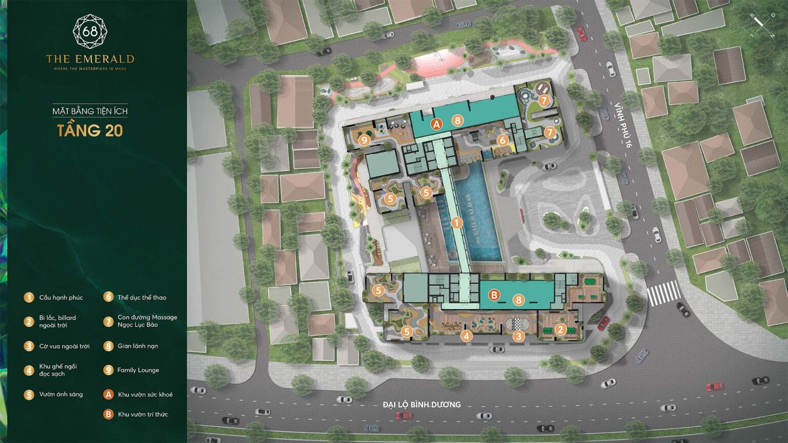 mặt bằng The Emerald 68