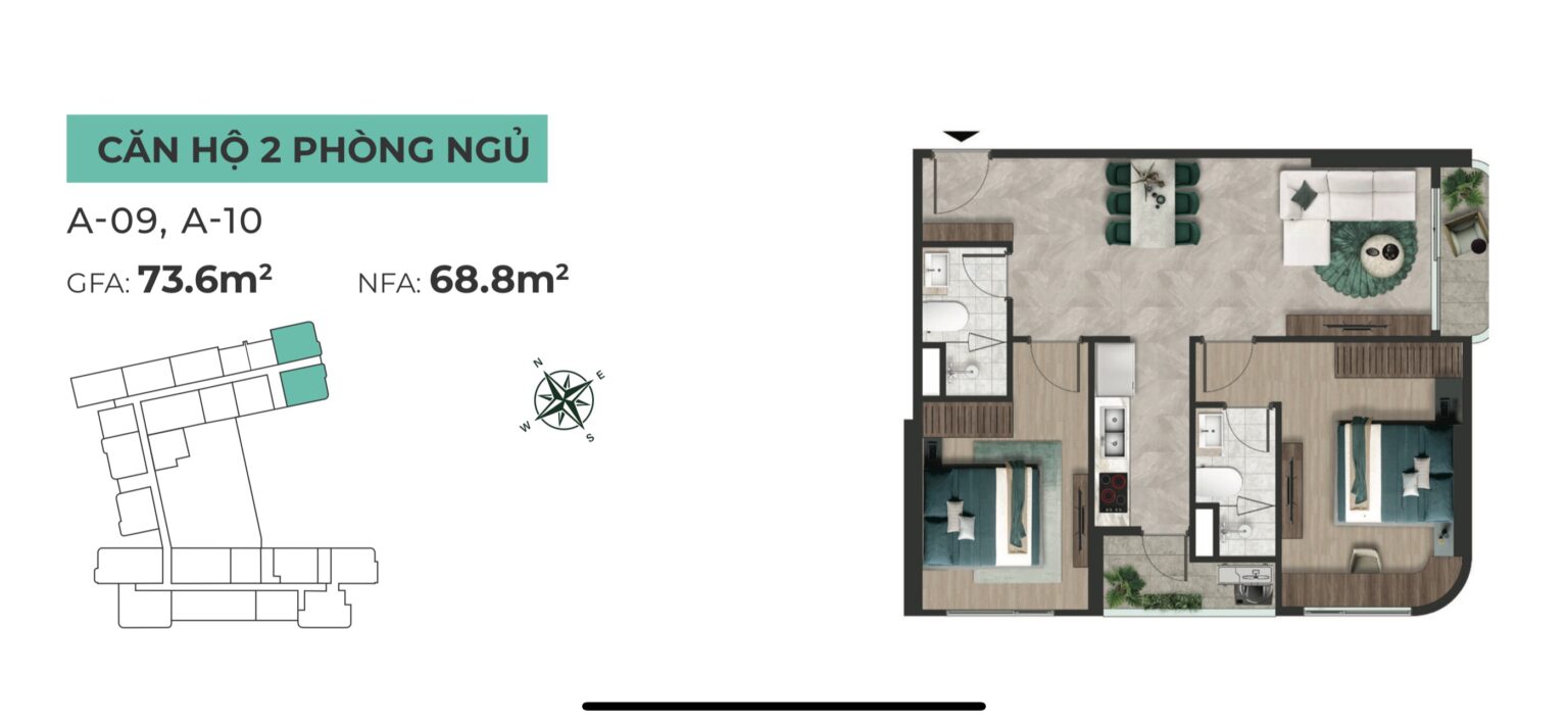 THIẾT KẾ THE EMERALD 68