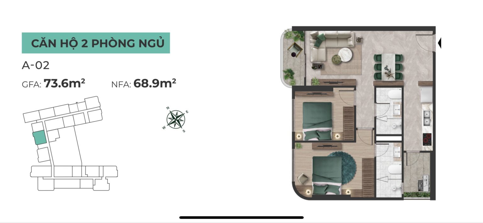 THIẾT KẾ THE EMERALD 68